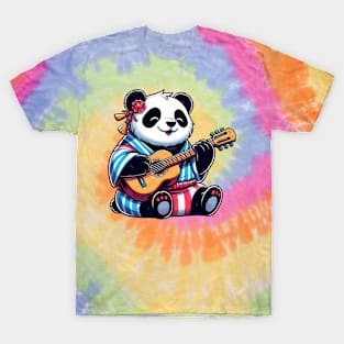 Rock and roll panda T-Shirt